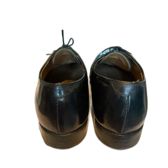Johnston & Murphy Crown Aristocraft Oxfords Men's Size12 Black Leather Cap Toe - Picture 5 of 11
